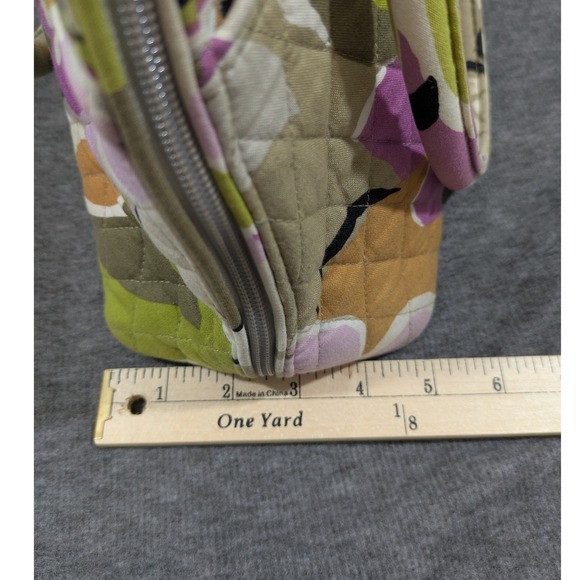Vera Bradley Portobello Road Shoulder Purse Retired‎ Tropical Floral 10 Pockets - Picture 8 of 10